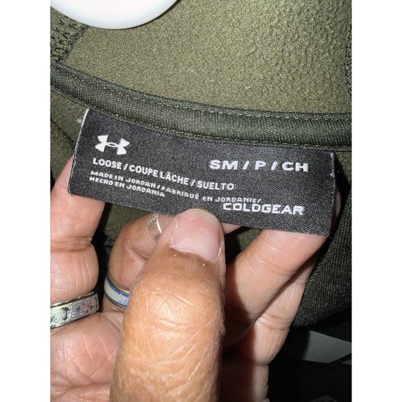 Nike Gray With speckled black and white Nike Swoosh And Funnel Hoodie Size L - Picture 13 of 14